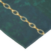 スチームパンクジュエリーウォッチを緑の背景 テーブルクロス (アングル)