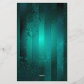 スチームパンクジュエリーウォッチを緑の背景 便箋 (裏面)