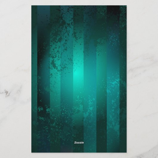 スチームパンクジュエリーウォッチを緑の背景 便箋 (裏面)