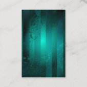 スチームパンクジュエリーウォッチを緑の背景 紹介カード (裏面)