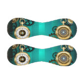 スチームパンクジュエリーウォッチを緑の背景 野球ボール (パネル)