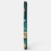 スチームパンクジュエリーウォッチを緑の背景 Case-Mate iPhoneケース (裏面/左)