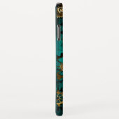 スチームパンクジュエリーウォッチを緑の背景 Case-Mate iPhoneケース (裏面/右)