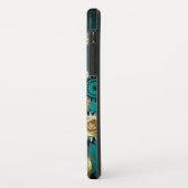 スチームパンクジュエリーウォッチを緑の背景 Case-Mate iPhoneケース (裏面/左)