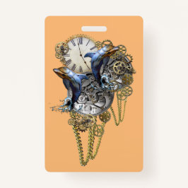 スチームパンクジュエリー、タイムピースベビーボディスーツ バッジ