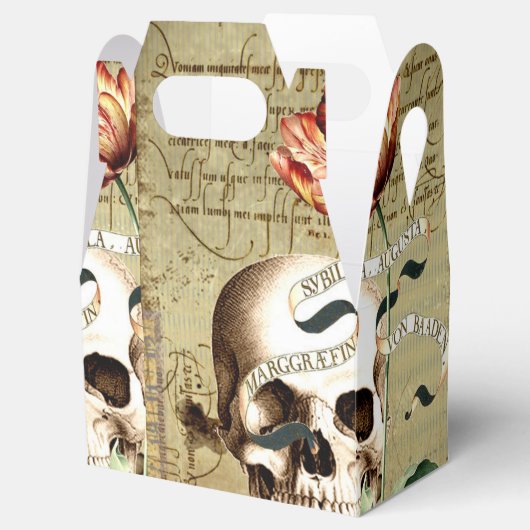 スチームパンクスカル書フローラのハロウィーンの愛用ボックス フェイバーボックス (オープン)