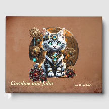 スチームパンクスタイルの小さくて可愛い子猫。