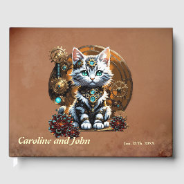 スチームパンクスタイルの小さくて可愛い子猫。 ゲストブック