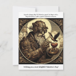 スチームパンクスタイルの聖バレンタイン伝説 ノートカード