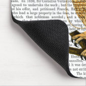 スチームパンクスタイルボウリングをする人、 クリケットの投手ハット マウスパッド (コーナー)