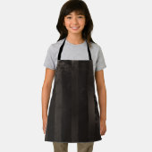 スチームパンクストライプのブラウン背景 エプロン (インサイチュ)