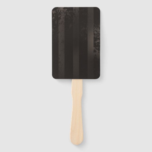 スチームパンクストライプのブラウン背景 ハンドファン (正面)