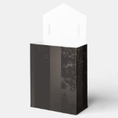 スチームパンクストライプのブラウン背景 フェイバーボックス (オープン)