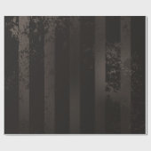 スチームパンクストライプのブラウン背景 ラッピングペーパー (フラット)