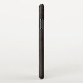 スチームパンクストライプのブラウン背景 iPhoneケース (右側)