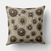 スチームパンクスパイダーデザイン – 両面 クッション (裏面)