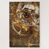 スチームパンクタイガーパズル ジグソーパズル (縦)