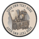 スチームパンクタイムマシン – ヴィンテージ宝箱 アイスホッケーパック (正面)