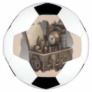 スチームパンクタイムマシン – ヴィンテージ宝箱 サッカーボール