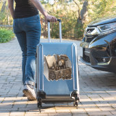 スチームパンクタイムマシン – ヴィンテージ宝箱 シール (スーツケースインサイチュ)