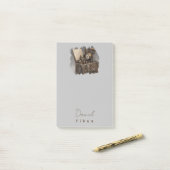 スチームパンクタイムマシン – ヴィンテージ宝箱 ポストイット (デスク上)