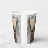 スチームパンクタイムマシン – ヴィンテージ宝箱 紙コップ (右)