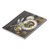 スチームパンクダイアルとトンボ ノートパッド (回転)