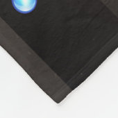 スチームパンクダイアルとトンボ フリースブランケット (角)