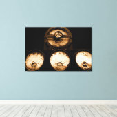 スチームパンクダイアル キャンバスプリント (インサイチュ (ウッドフロア))