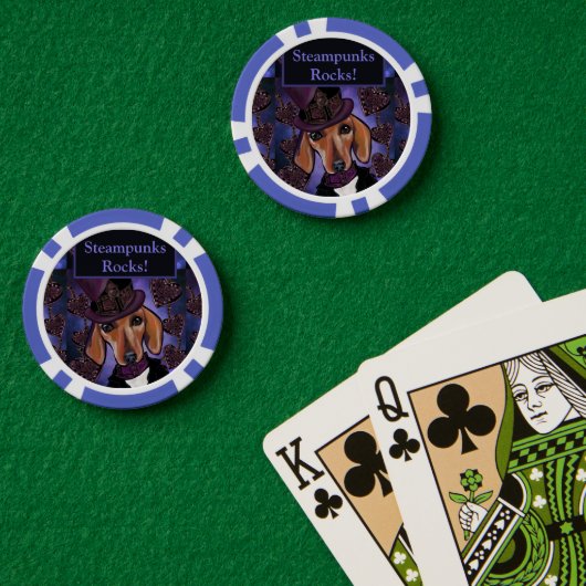 スチームパンクダシュント ポーカーチップ (ポーカーテーブル (ダブル))