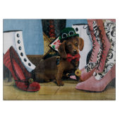 スチームパンクダックスフーズビクトリアンブーツ カッティングボード (正面)