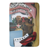 スチームパンクダックスフーズビクトリアンブーツ バスマット (正面縦)