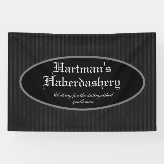 スチームパンクダークグレストライプのーカスタム 横断幕 (横)