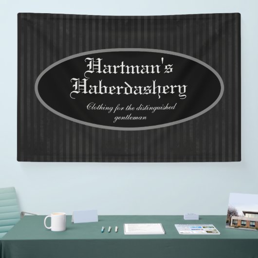 スチームパンクダークグレストライプのーカスタム 横断幕 (トレードショー)