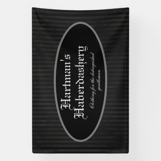 スチームパンクダークグレストライプのーカスタム 横断幕 (縦)