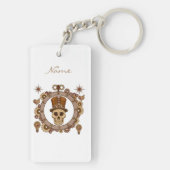 スチームパンクテーマトップハットスカルサンダー_コーブ キーホルダー (裏面)