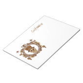 スチームパンクテーマトップハットスカルサンダー_コーブ ノートパッド (アングル)