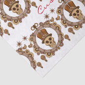 スチームパンクテーマトップハットスカルサンダー_コーブ 薄葉紙 (詳細)