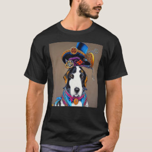 スチームパンクドスチームPUNK子犬ファンタジーゴシックAI G Tシャツ