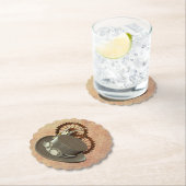 スチームパンクハットとギア ペーパーコースター (インサイチュ)