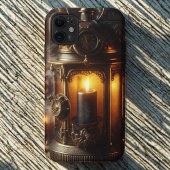 スチームパンクハロウィンブラックランタン Case-Mate iPhoneケース