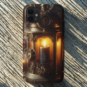 スチームパンクハロウィンブラックランタン iPhone 11 ケース