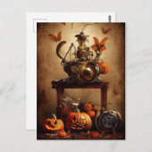 スチームパンクハロウィンポストカード ポストカード (正面/裏面)