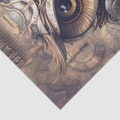 スチームパンクハロウィーンフクロウ 薄葉紙 (詳細)