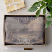 スチームパンクハロウィーンフクロウ 薄葉紙 (ギフト)