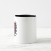 スチームパンクハートとバラ マグカップ (中央)