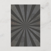 スチームパンクハートコーグスアコモデーションウェディングカード エンクロージャーカード (裏面)