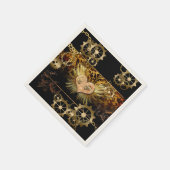 スチームパンクハート スタンダードカクテルナプキン (角)
