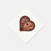 スチームパンクハート スタンダードカクテルナプキン (角)