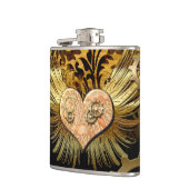 スチームパンクハート フラスク (左)